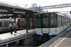 阪神甲子園駅に停車している近鉄電車