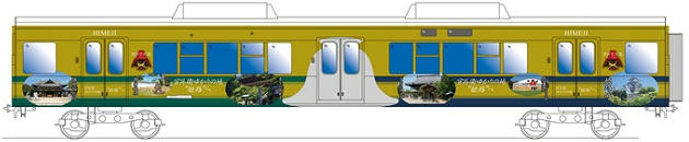 網干～長浜間 黒田官兵衛ラッピング列車 運転（2014年3月6日