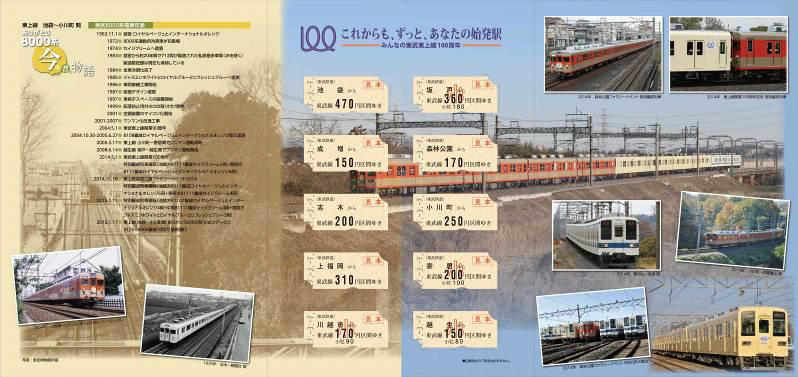 東武 東上線ありがとう8000系 記念乗車券 発売（2015年3月7日～） 鉄道コム
