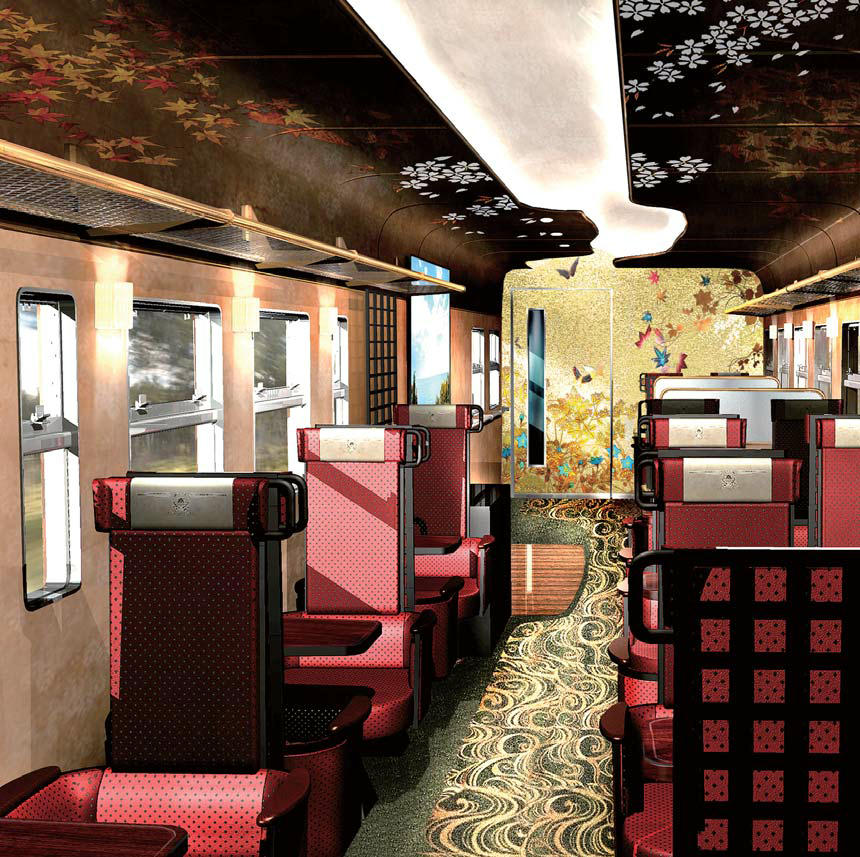 花嫁のれん」の内装デザインとロゴを決定、JR西 - 鉄道コム
