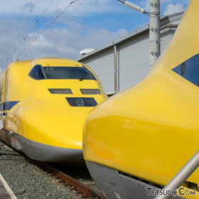 ドクターイエロー2編成が揃い踏み！ 2024年「JR東海 浜松工場へGO」に密着