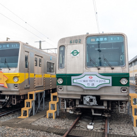 営団時代を代表する3形式が横並び　新木場車両基地の撮影会開催レポ
