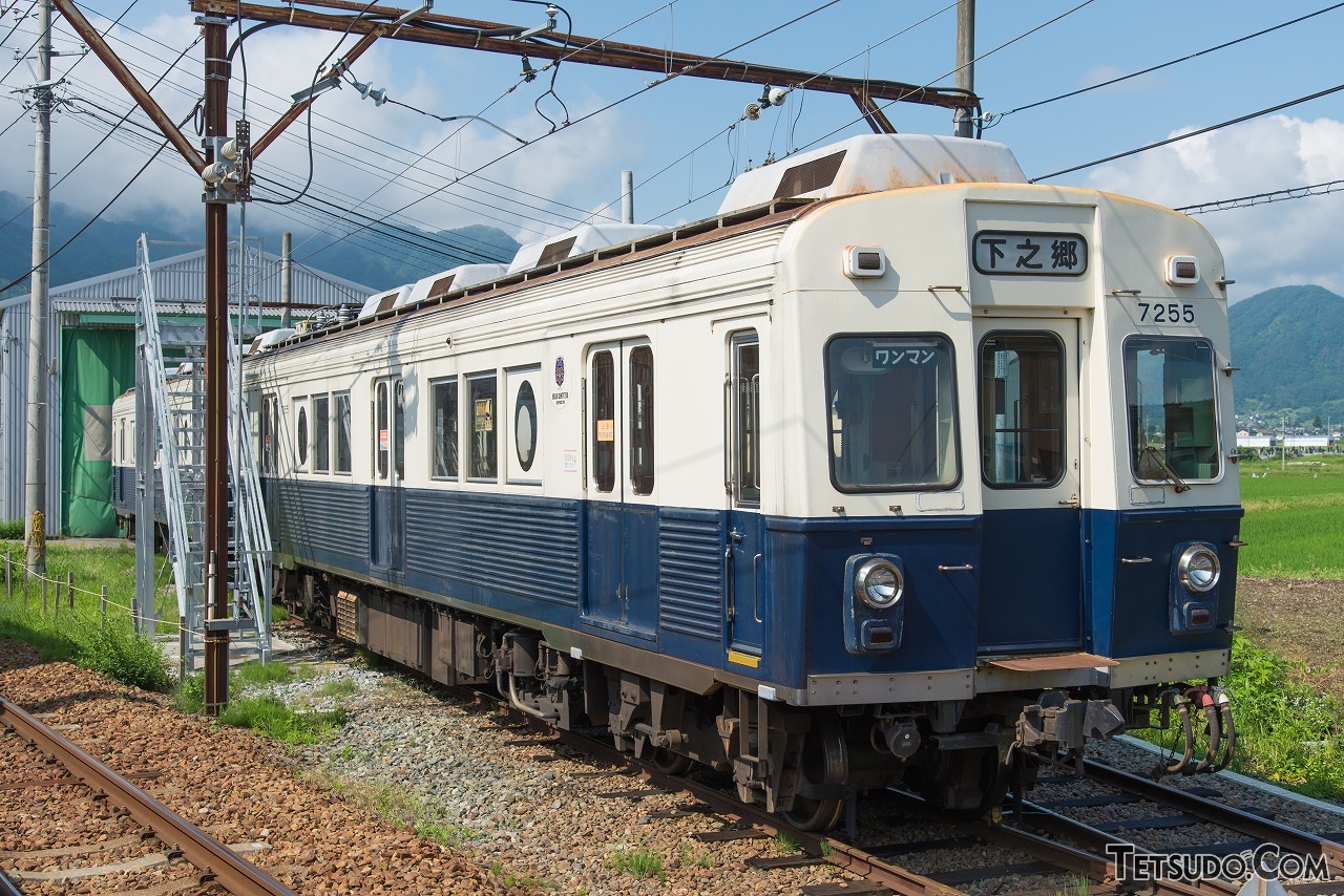 上田電鉄の7200系（豊橋鉄道に譲渡された車両とは別物）