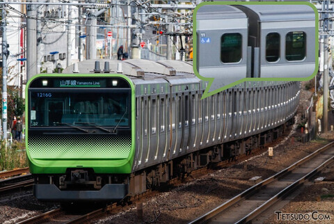 見分けるポイントは「車体断面」 山手線の車両にシレッと混ざる「年齢