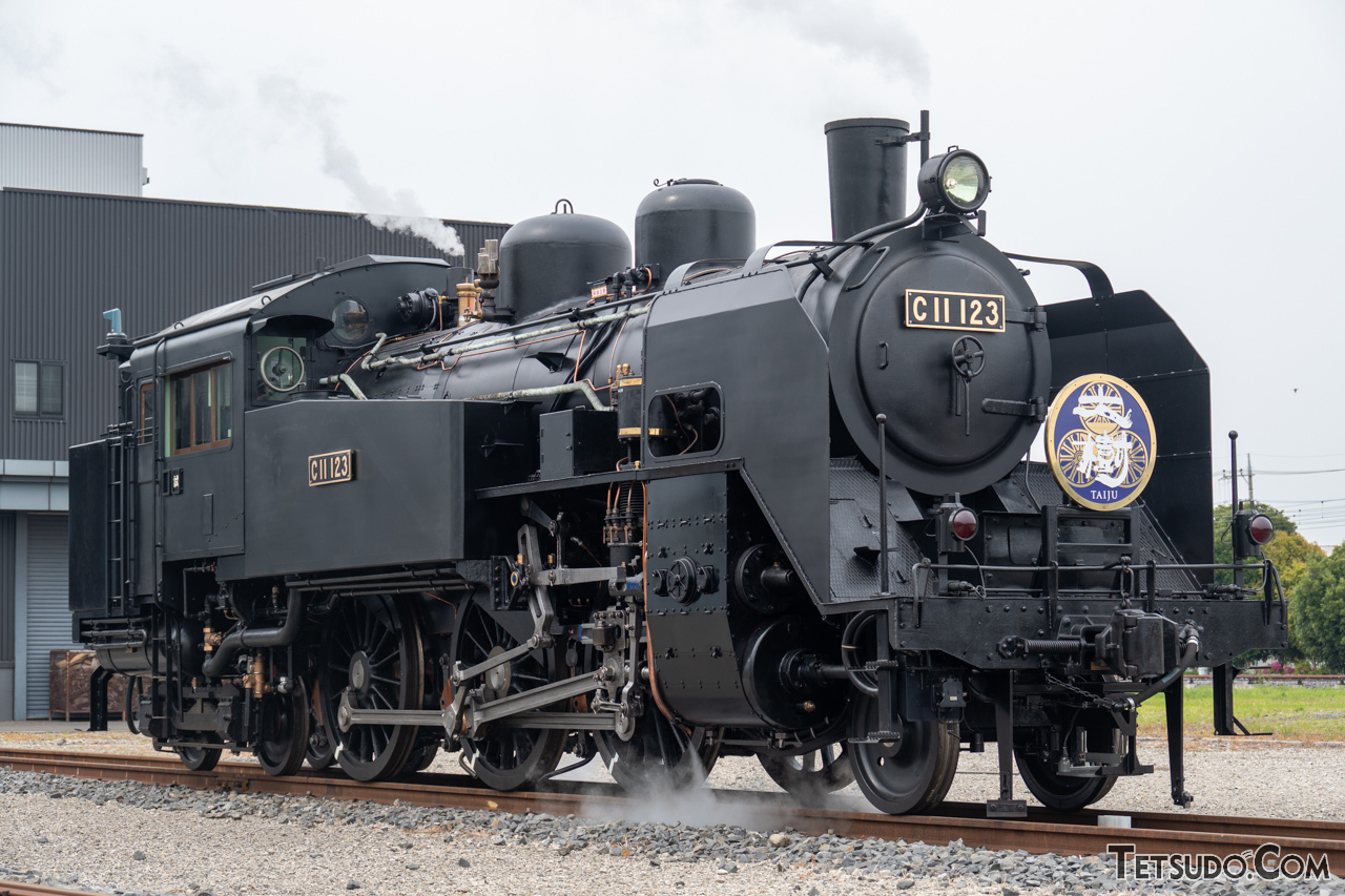 東武鉄道で動態保存中のSL、C11形123号機