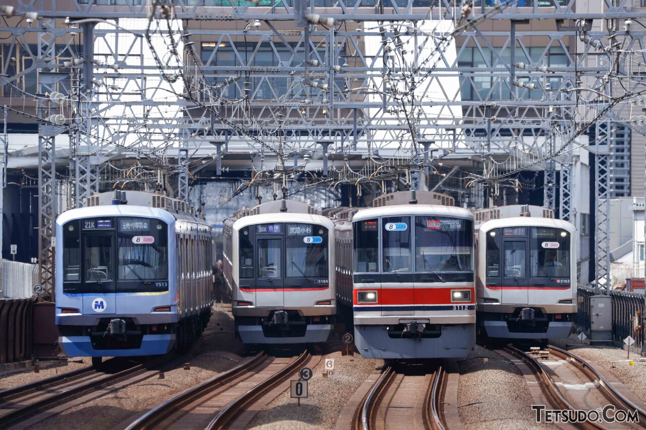 東急線を行き交う電車たち