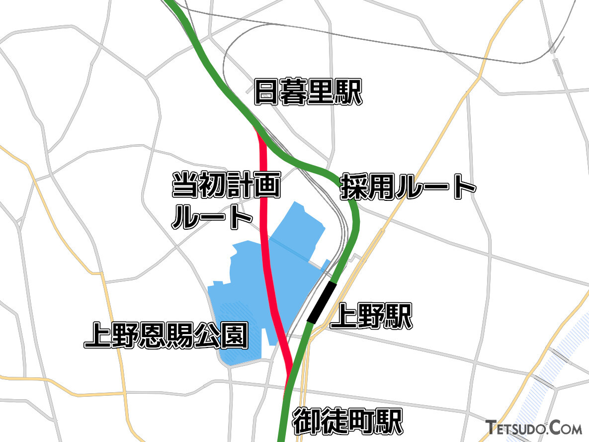 新幹線は「停まらない」はずだった 上野駅地下に「新幹線ホーム」が
