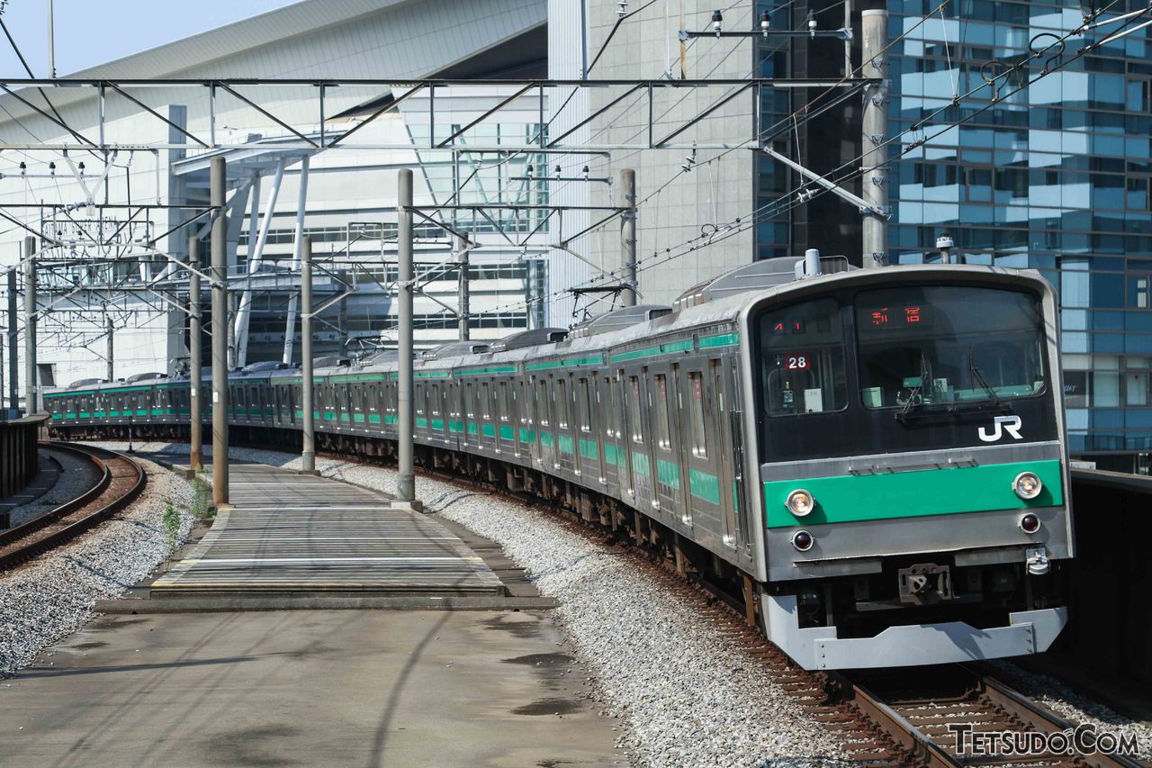ほぼ原型の205系。埼京線からは2016年に撤退しました