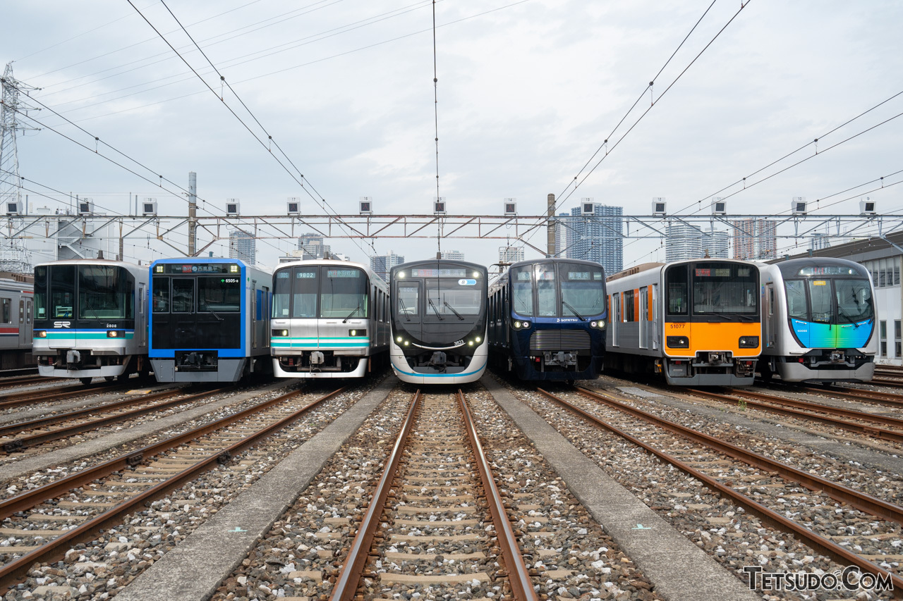 相鉄・東急直通線関連各社の車両