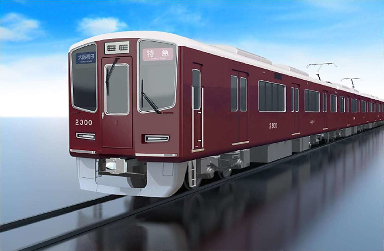 2024年夏導入予定の2300系（イメージ）（画像：阪急電鉄）