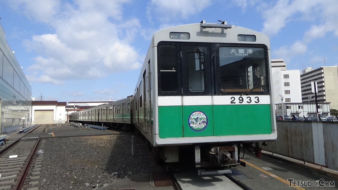 「e METRO MOBILITY TOWN」内で活用されるという、大阪メトロ中央線を引退した20系（KENKEN-KAICHOさんの鉄道コム投稿写真）