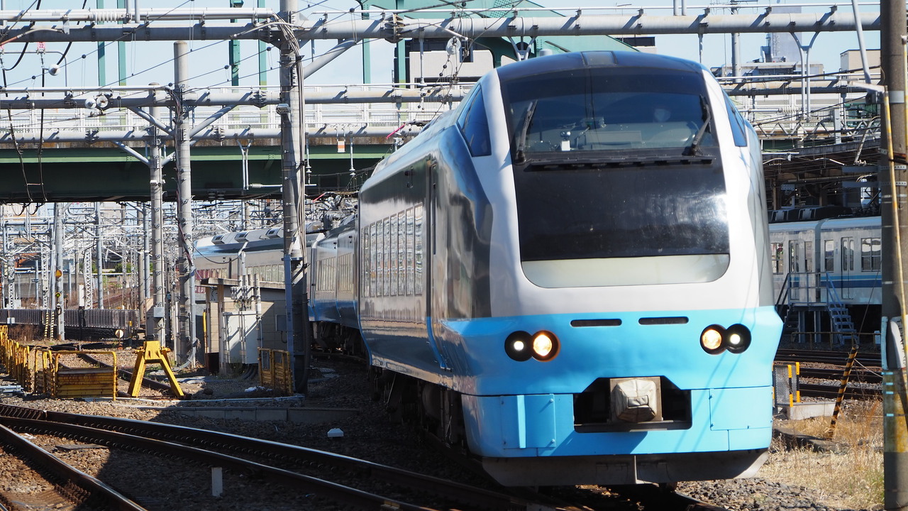 特急 絶景ネモフィラ高崎号 運転」の投稿写真（3枚目） - 鉄道コム