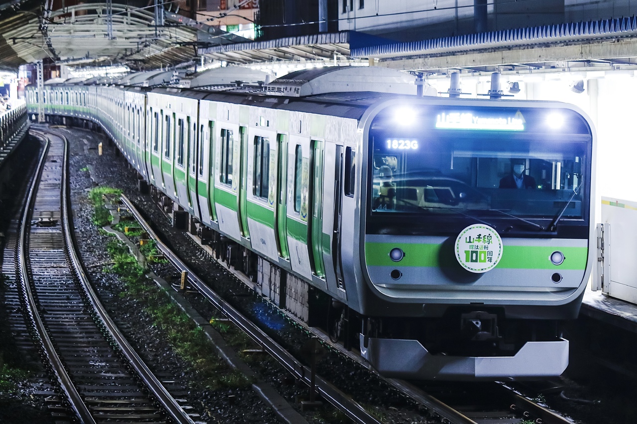 山手線 103系・205系モチーフ 環状運転100周年記念ラッピング車両 運転