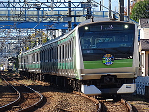 E233系7000番台 埼京線40周年ラッピング車両 運転開始／2025年9月30日