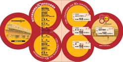 東武宇都宮線開通80周年記念乗車券セット（イメージ）
