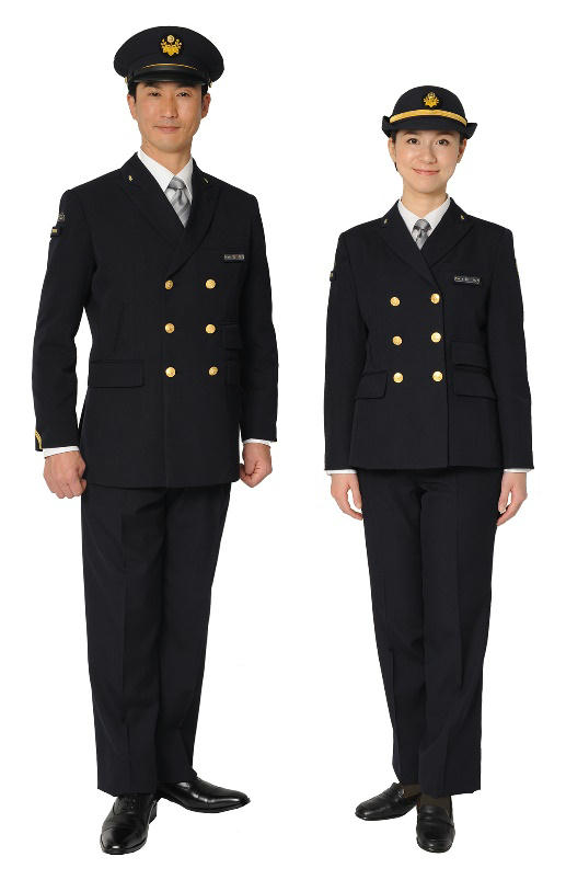 新幹線乗務員 接客制服（3シーズン用イメージ）