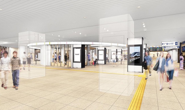 リニューアル後の京成上野駅（イメージ）