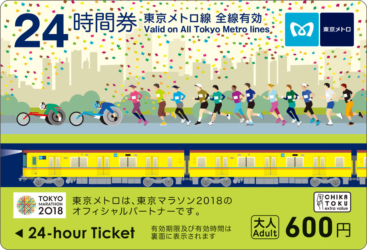 東京マラソン24時間券（イメージ）