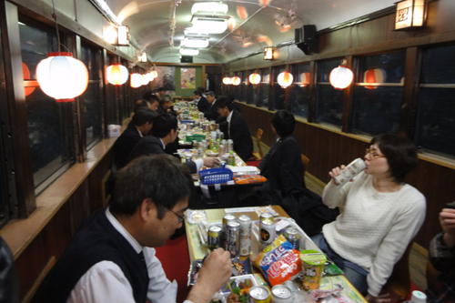 夜桜SL列車（イメージ）