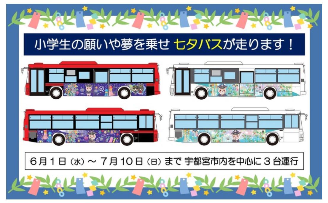 七夕バス（イメージ）