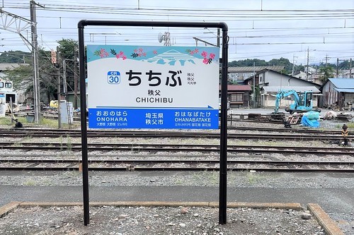 秩父駅駅名標