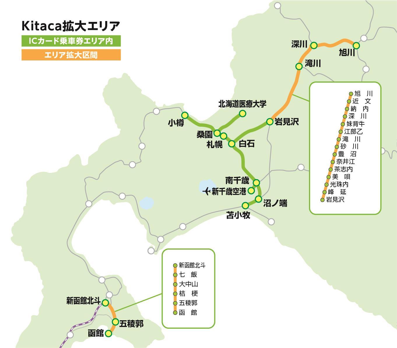 函館・旭川エリアでKitacaを2024年春導入、JR北海道 - 鉄道コム