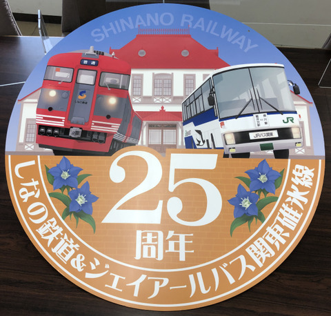 しなの鉄道 25周年記念ヘッドマーク 掲出（2022年11月3日） - 鉄道コム