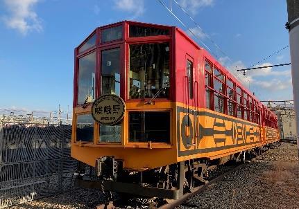嵯峨野トロッコ列車客車