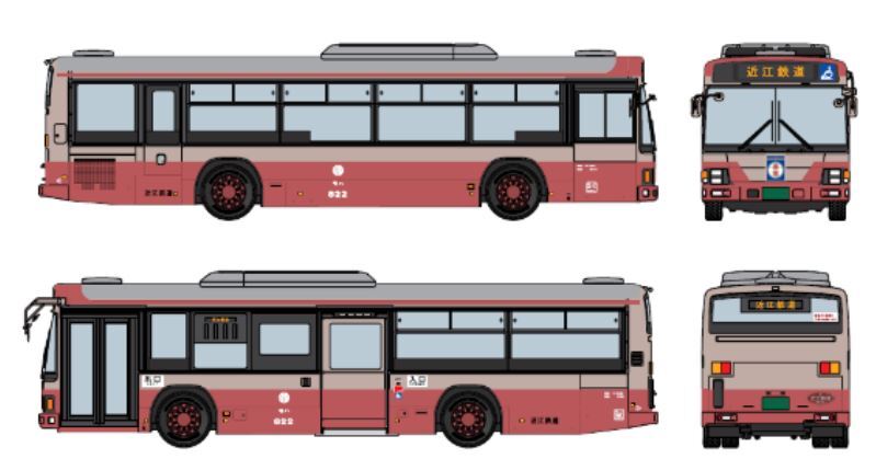 赤電バス（イメージ）