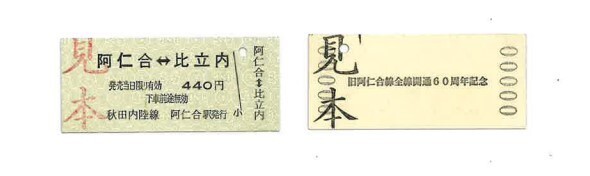 記念乗車券（イメージ）