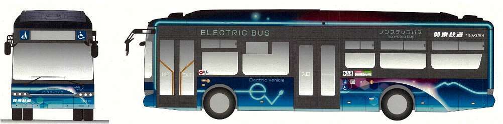 つくば地区用EVバス（イメージ）