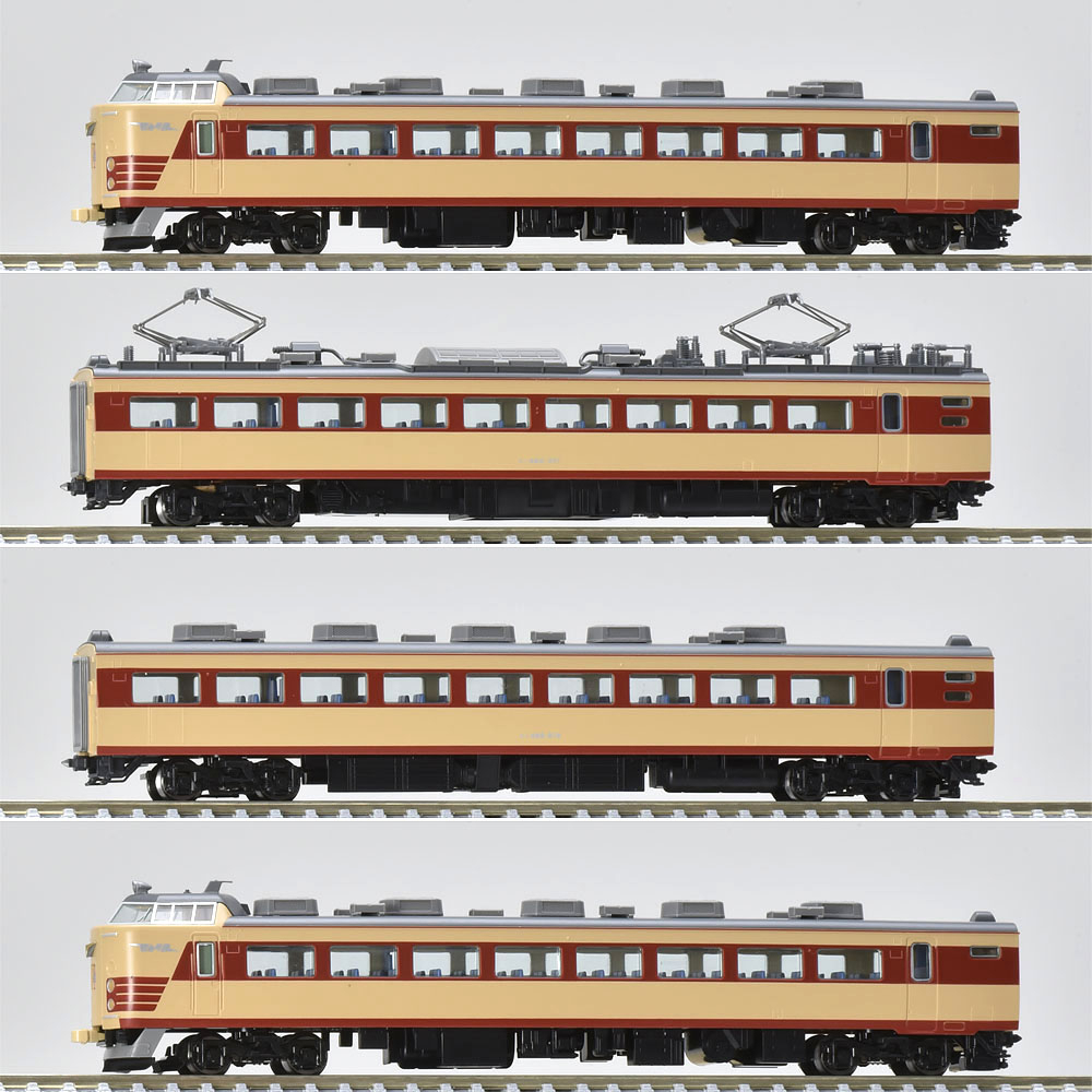 TOMIX 国鉄485系4両セット（旧製品加工によるイメージ）