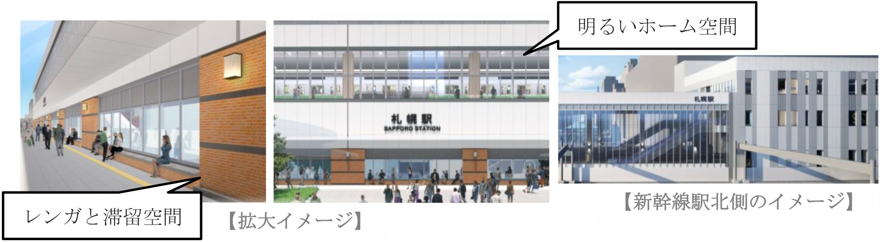 駅外観のイメージ（画像：JR北海道）