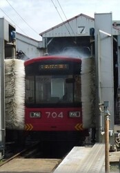 阪堺電気軌道 親子向け あびこ道車庫見学・貸切乗車ツアー