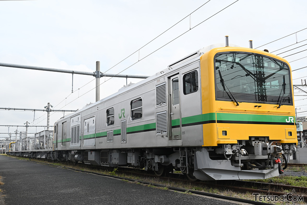 SL列車の補助機関車として活躍することとなる事業用車両、GV-E197系