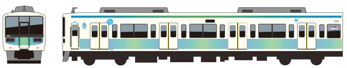 小田急から譲受した「サステナ車両」のデザインイメージ