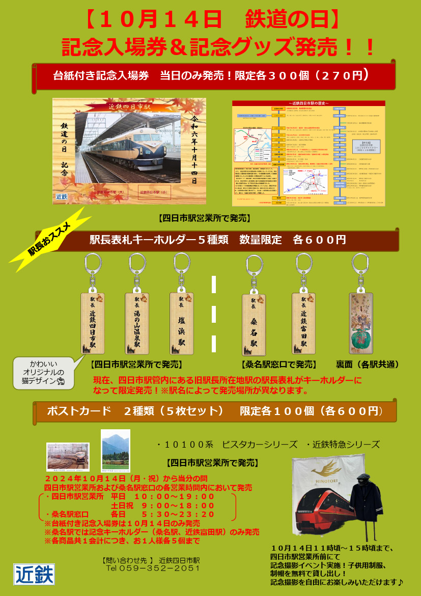 鉄道の日記念グッズ