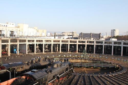 京都鉄道博物館 扇形車庫エリア