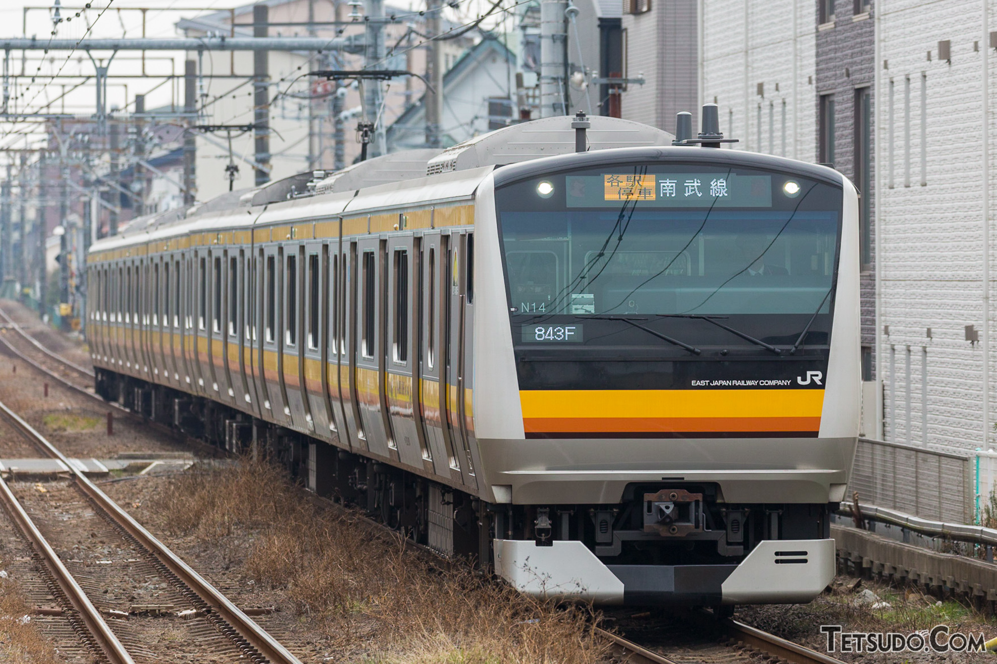 ワンマン運転を導入する南武線の車両