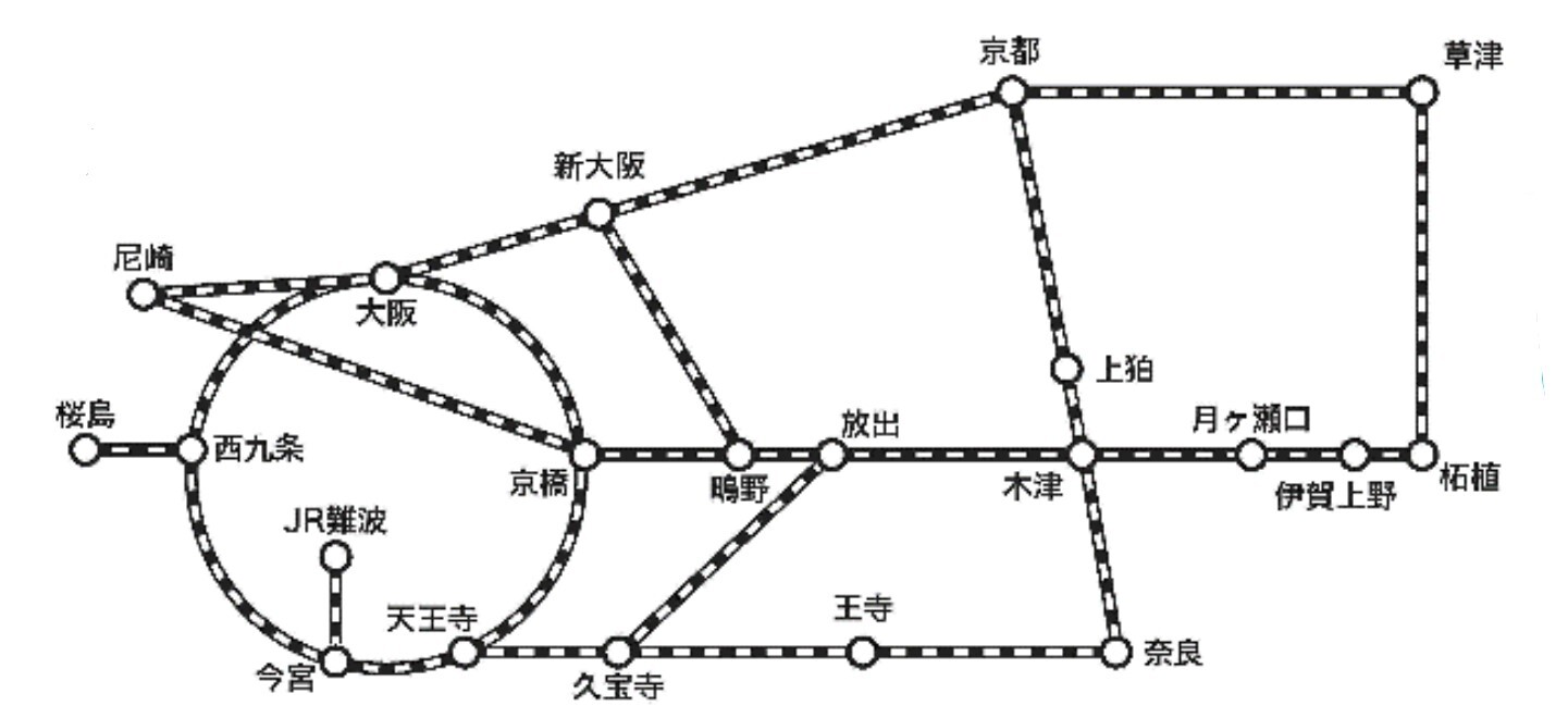 JR線自由周遊区間