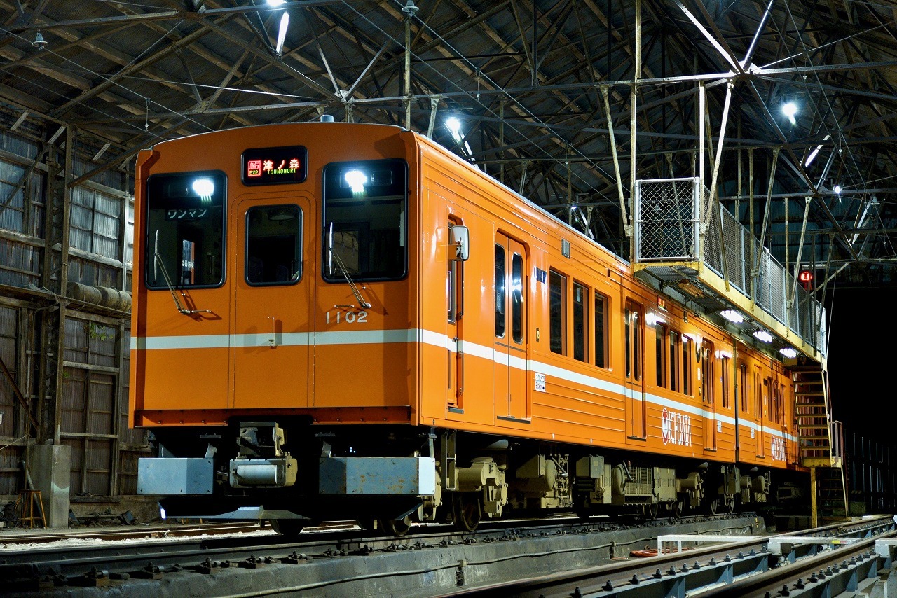 夜間撮影会イメージ（画像は別車両）