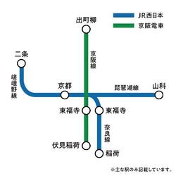 JR西・京阪 京都QRパス 発売