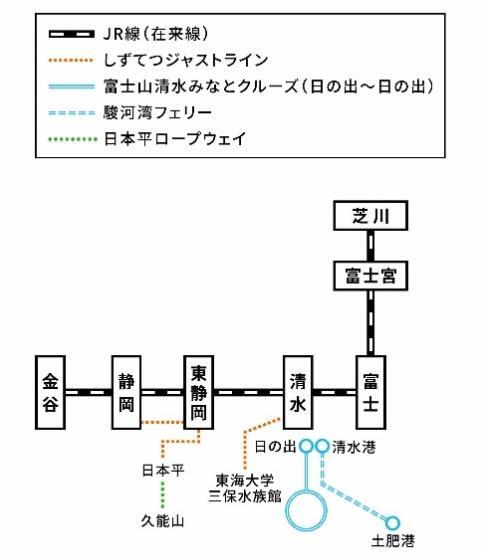 静岡中部エリア版 フリーエリア