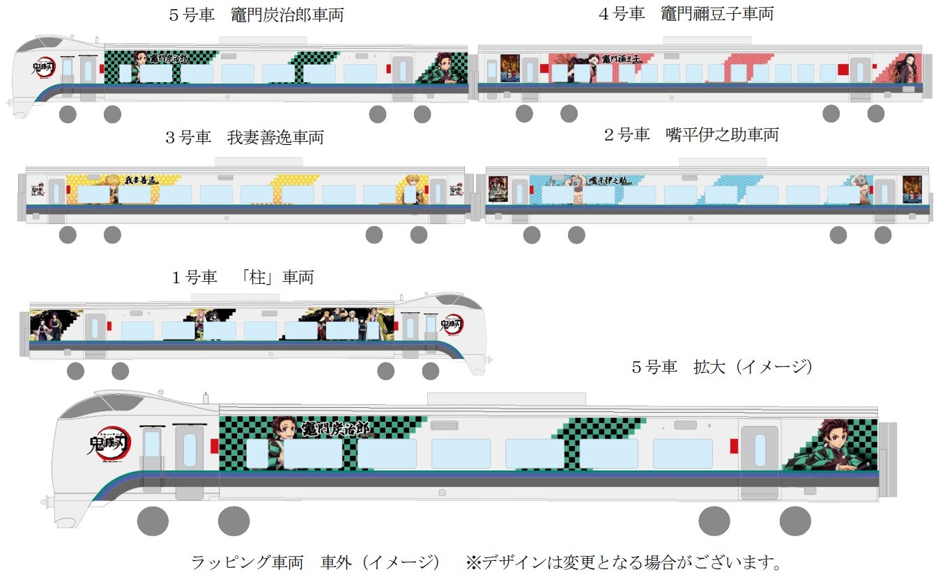 ラッピング車両(イメージ)(画像:JR北海道)