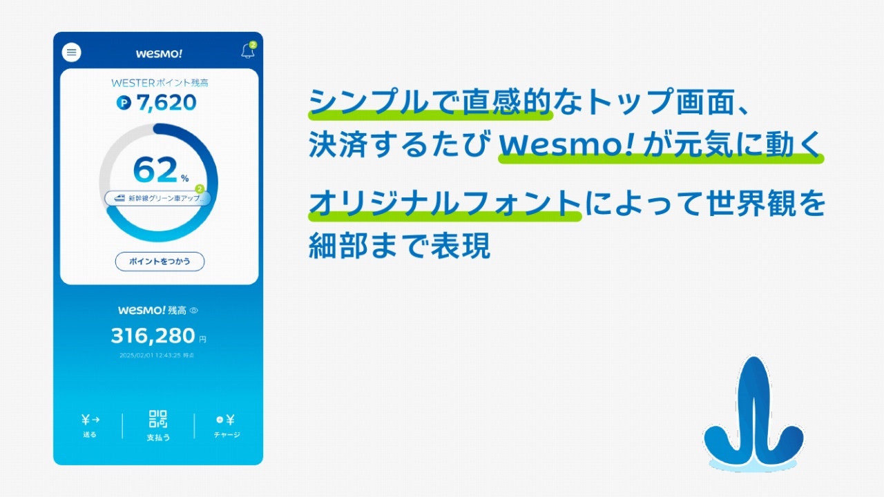Wesmo!アプリ