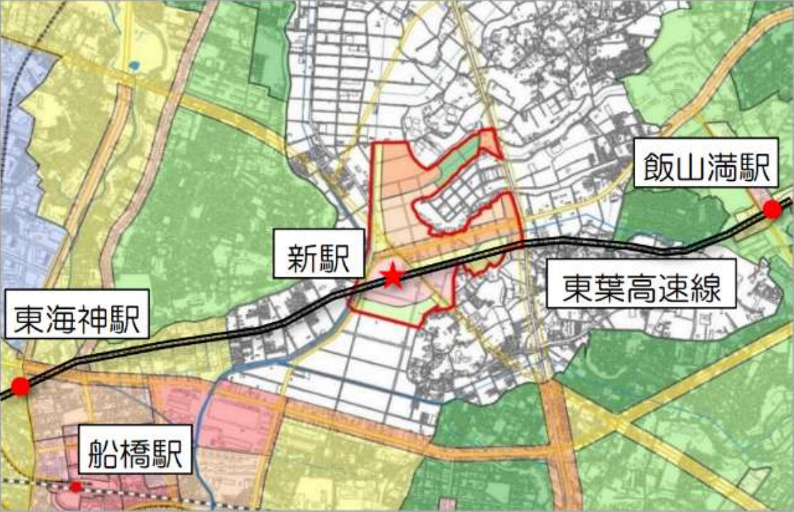 新駅の設置位置
