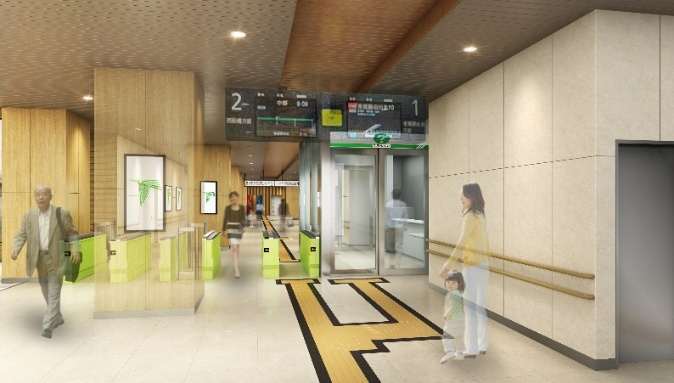 新駅改札口（イメージ）