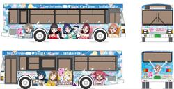 伊豆箱根バス ラブライブラッピングバス 運転