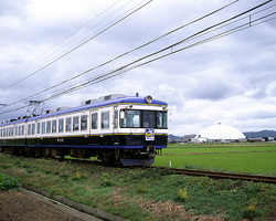 一畑電車 出雲大社号ヘッドマーク 掲出