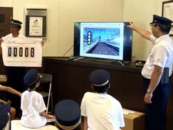 南海 高野山駅 子ども向け駅業務体験イベント